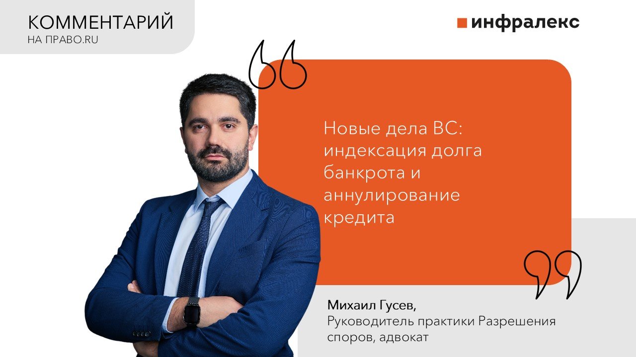 Комментарий Михаила Гусева на Право.Ru 